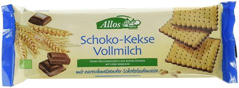 Allos Schoko Kekse Vollmilch 6er Pack 6 X 130 G Amazon De