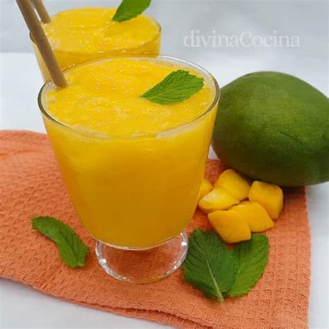 Sorbete de mango rápido y fácil Receta de DIVINA COCINA