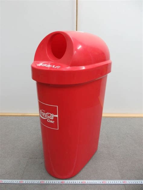 M 4 17 9 Coca Cola コカ コーラ ゴミ箱 空き缶入れ ダストボックス マグネット付き プラスチック製 やけあり レトロ