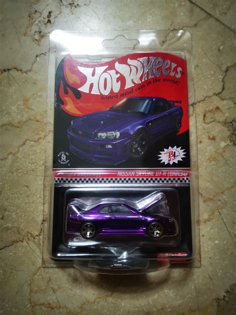 Hot Wheels Rlc Skyline R34 Purple Toys Games Bricks Figurines On Carousell
