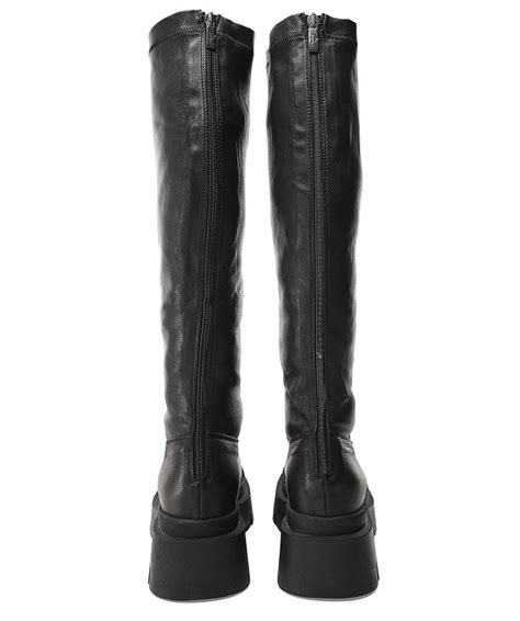 Lofina Knee Length Zip Boots Jules B