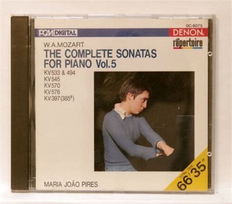 Maria Joao Pires Mozart The Sonatas For Piano Vol Denon Cd Nm Ebay