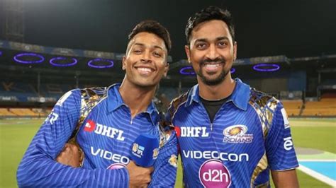 Ipl 2018 Auction Pandya Brothers Back Together For Mumbai Indians