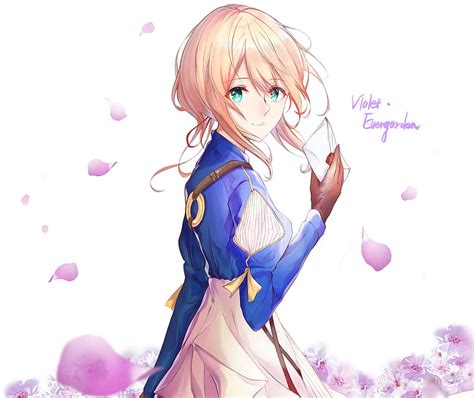 Anime Violet Evergarden Violet Evergarden Personaje Fondo De