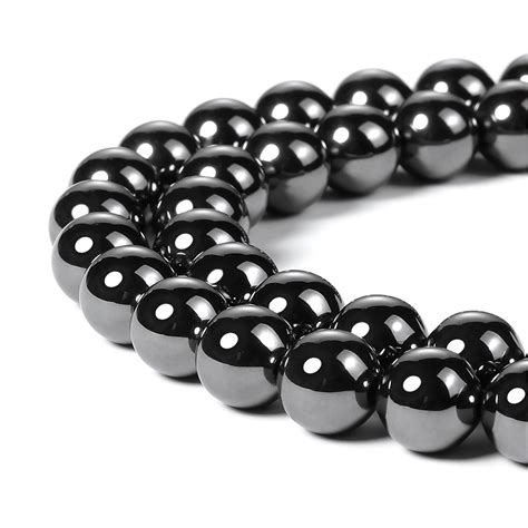 Beadnova Natural Hematite Beads Natural Crystal Beads Stone Gemstone