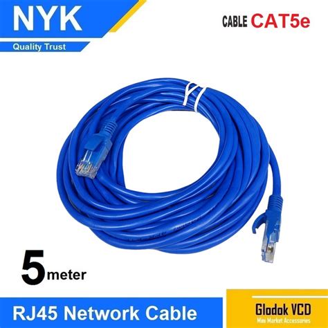 Jual NEW SALEEE Termurah Kabel Lan UTP Cat5E 5m Internet