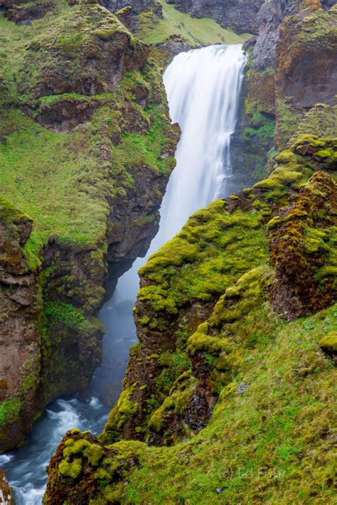 Waterfall above Skokagoss | Iceland | Ed Fuhr Photography