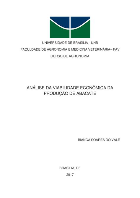 PDF ANÁLISE DA VIABILIDADE ECONÔMICA DA alto valor nutritivo e