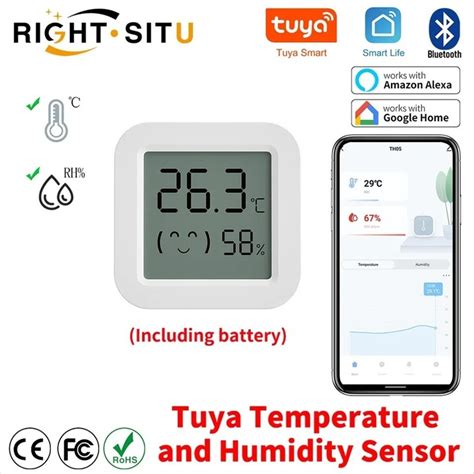 Czujnik Temperatury Wilgotno Ci Th Inteligentny Dom Bluetooth Lcd