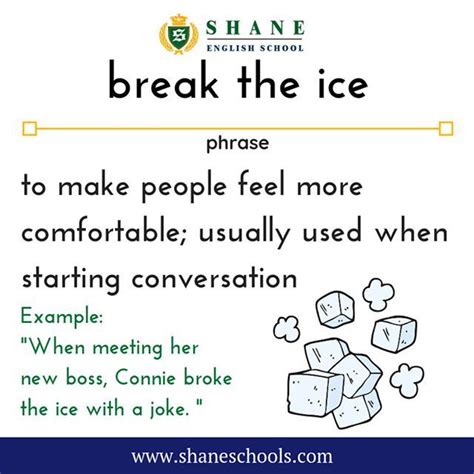 Top Break The Ice Idiom Update