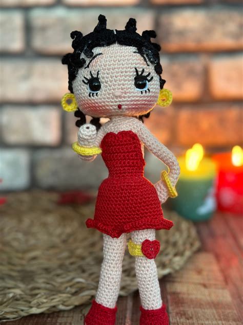 Crochet Pattern Betty Boop The Doll Amigurumi Doll Pattern Doll