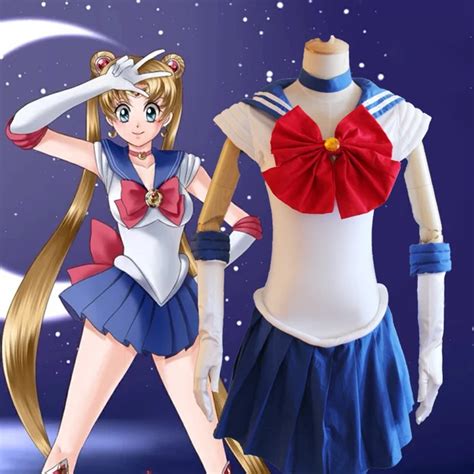 New Arrival Sailor Moon Costume Cartoon Movie Sexy Womens Costume