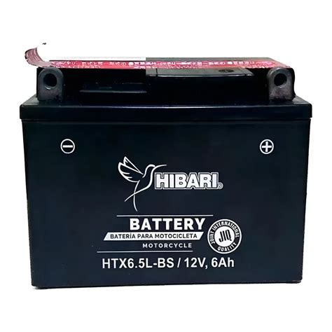 Bateria De Moto Hibari 12v 6Ah YTX6 5L BS Riders Tienda Online