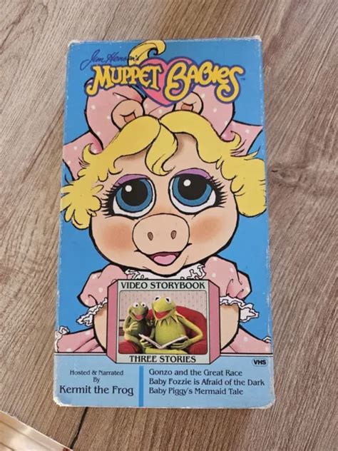 Muppet Babies Jim Henson S Vhs Vcr Tape Video Storybook Three Stories