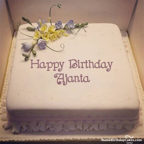 Happy Birthday Ajanta Cakes Cards Wishes