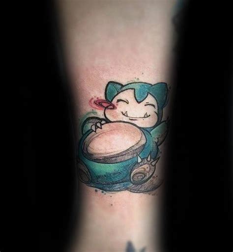 30 Snorlax Tattoo Designs For Men