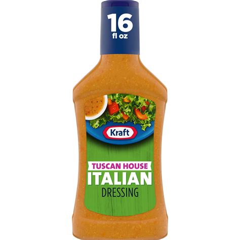 Kraft Tuscan House Italian Salad Dressing 16 Fl Oz Bottle