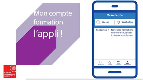 Tuto Comment Utiliser L Appli Moncompteformation