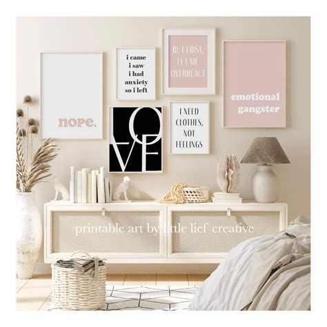 Teen Girl Room Decor Teen Girl Wall Decor Teen Room Art Fashion Art Print Funny Quotes Wall