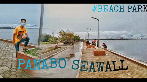 Panabo Seawall Beach Park Local Travel Davao Del Norte Philippines