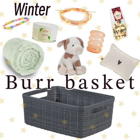 Winter Burr Basket Etsy