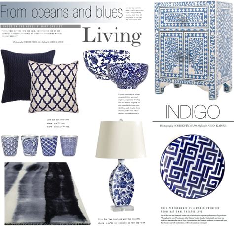 indigo blue home decorhome decor colour palettes