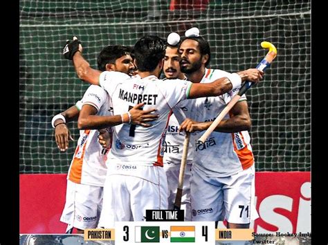 Asian Champions Trophy 2021 India Beat Pakistan 4 3 To Win Bronze Medal