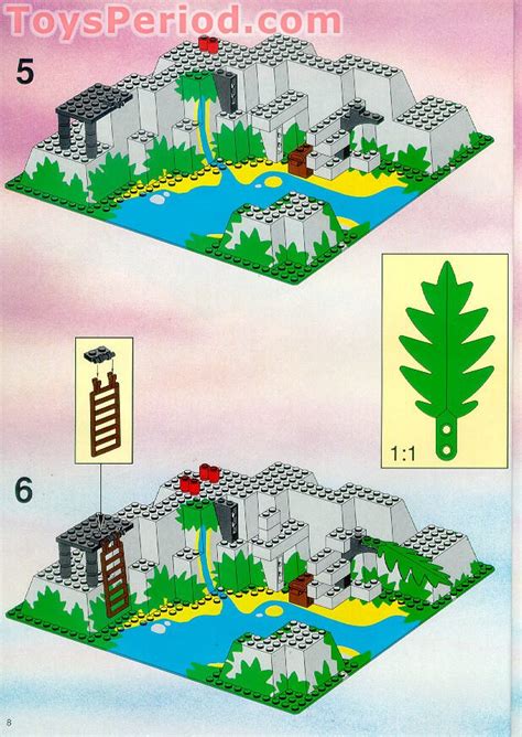 LEGO 6278 Enchanted Island Instructions and Parts List