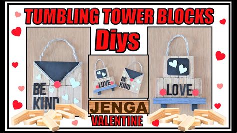 Tumbling Tower Block Diys Ii New Farmhouse Valentine Crafts Ii Step By