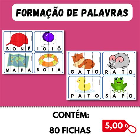 Jogo Formação De Palavras - 🔤 Jogo Formação de Palavras – Alfabetização Divertida e Eficaz - D...