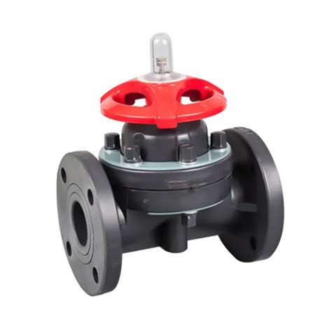 Frpp Pvc Cpvc Upvc Ppr Pvdf Pph Plastic Manual Actuated Flange Type