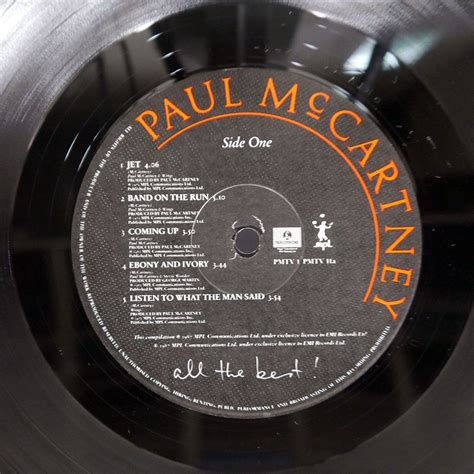 Yahoo オークション 英 PAUL MCCARTNEY ALL THE BEST PARLOPHONE PMT