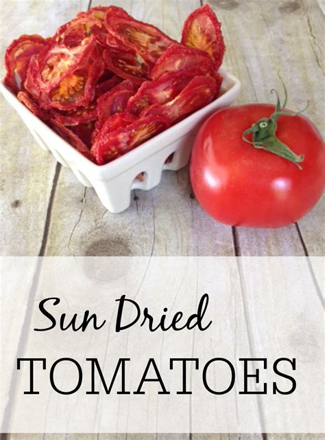 Sun Dried Tomatoes Frugally Blonde