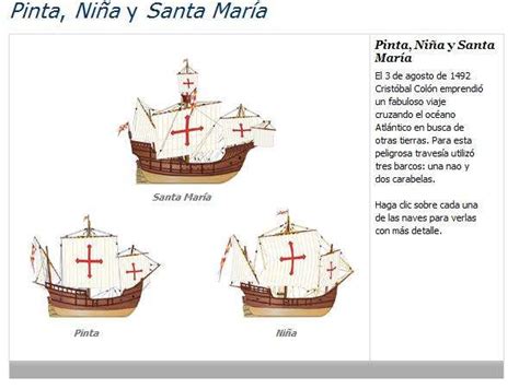 Imagenes De La Niña La Pinta Y La Santa Maria Para Colorear - Niños Relacionados