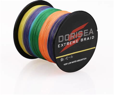 Dorisea Extreme Braid 100 Pe Multi Color Braided Fishing Line 109Yards