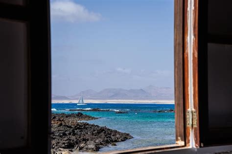 Premium Photo | Breathe fresh air at the window to the sea