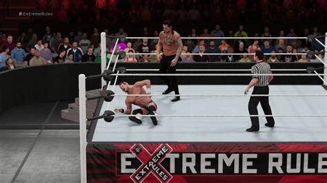 WWE 2K16 WWE Extreme Rules 2016 Dolph Ziggler Vs Baron Corbin No DQ