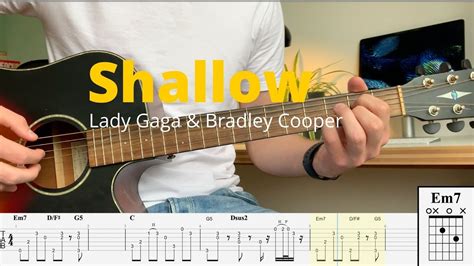 Shallow Lady Gaga And Bradley Cooper Fingerstyle Guitar Tab