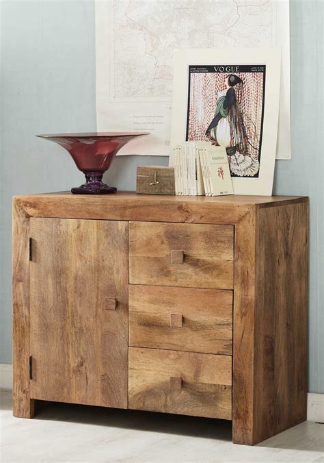 20 Photos Natural Mango Wood Finish Sideboards