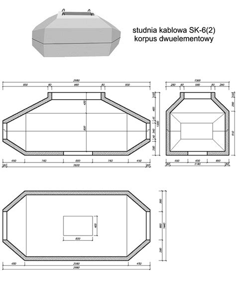 Studnia Sk Kablowa Teletechniczna Wymiary Cena Eurotel