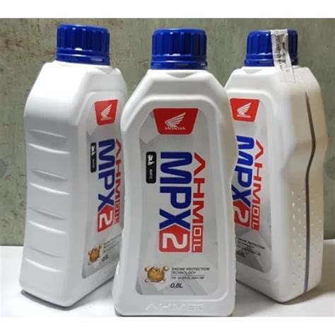 Jual AHM OIL MPX 2 MATIC 800 ML ORIGINAL Oli Motor Honda SAE 10W 30 API