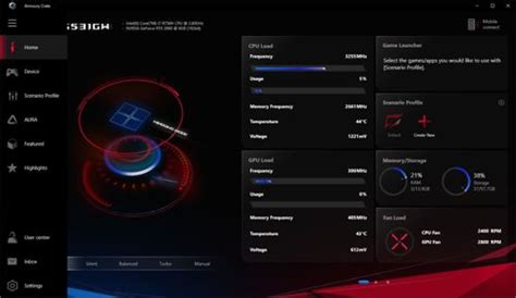 [Latest V2021] Download ASUS ROG Armoury Crate in 1 Click