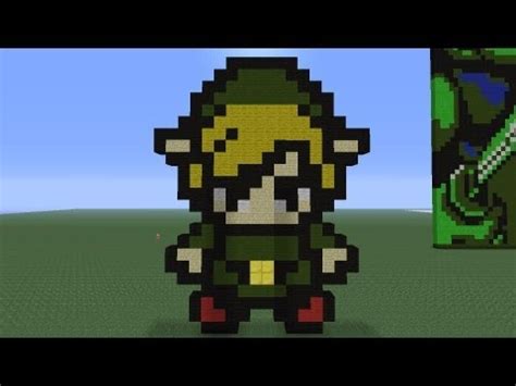 Minecraft Pixel Art Link Bit