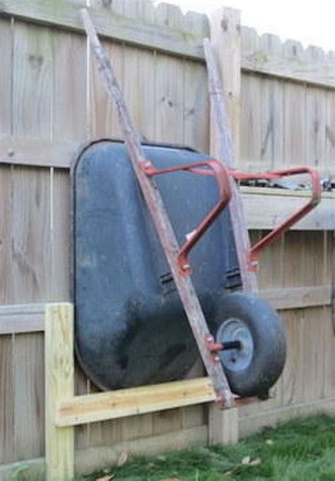 How To Build A Wheelbarrow Rack Diy Projects For Everyone