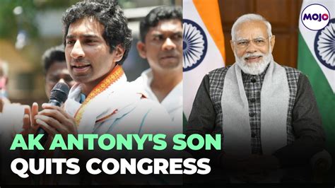 Bbc Documentary Fall Out I Congress Leader Anil Antony Son Of Ak