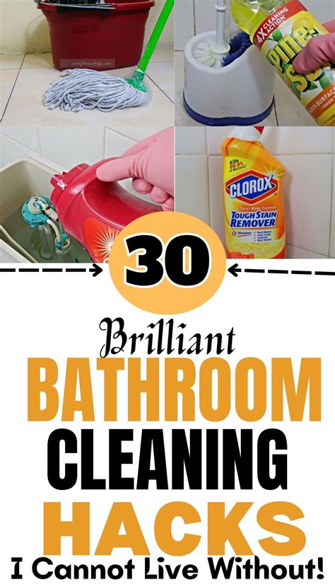 30 Awesome Bathroom Cleaning Hacks You Need To Know Artofit