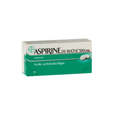 Aspirin 500mg 50 Tablets BAYER