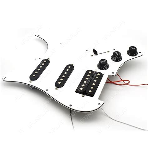 New Guitar Hsss Loaded Prewired Pickguard With Multi Switches For Strat