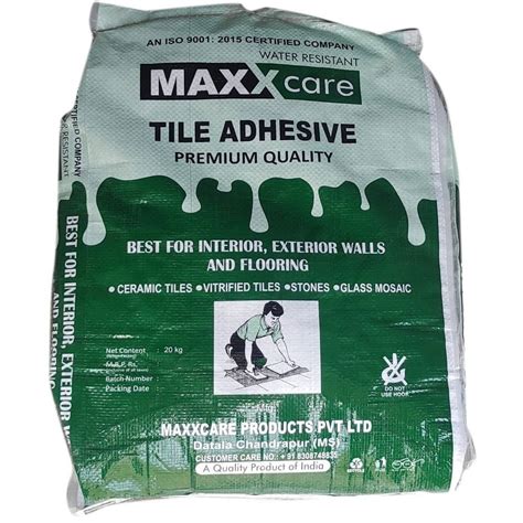 Kg Maxcare Premium Quality Tile Adhesive Bag At Rs Bag In Chandrapur