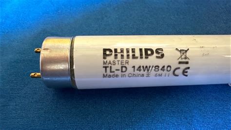 Philips Master Tl D W W T Fluorescent Tube Made In China Youtube